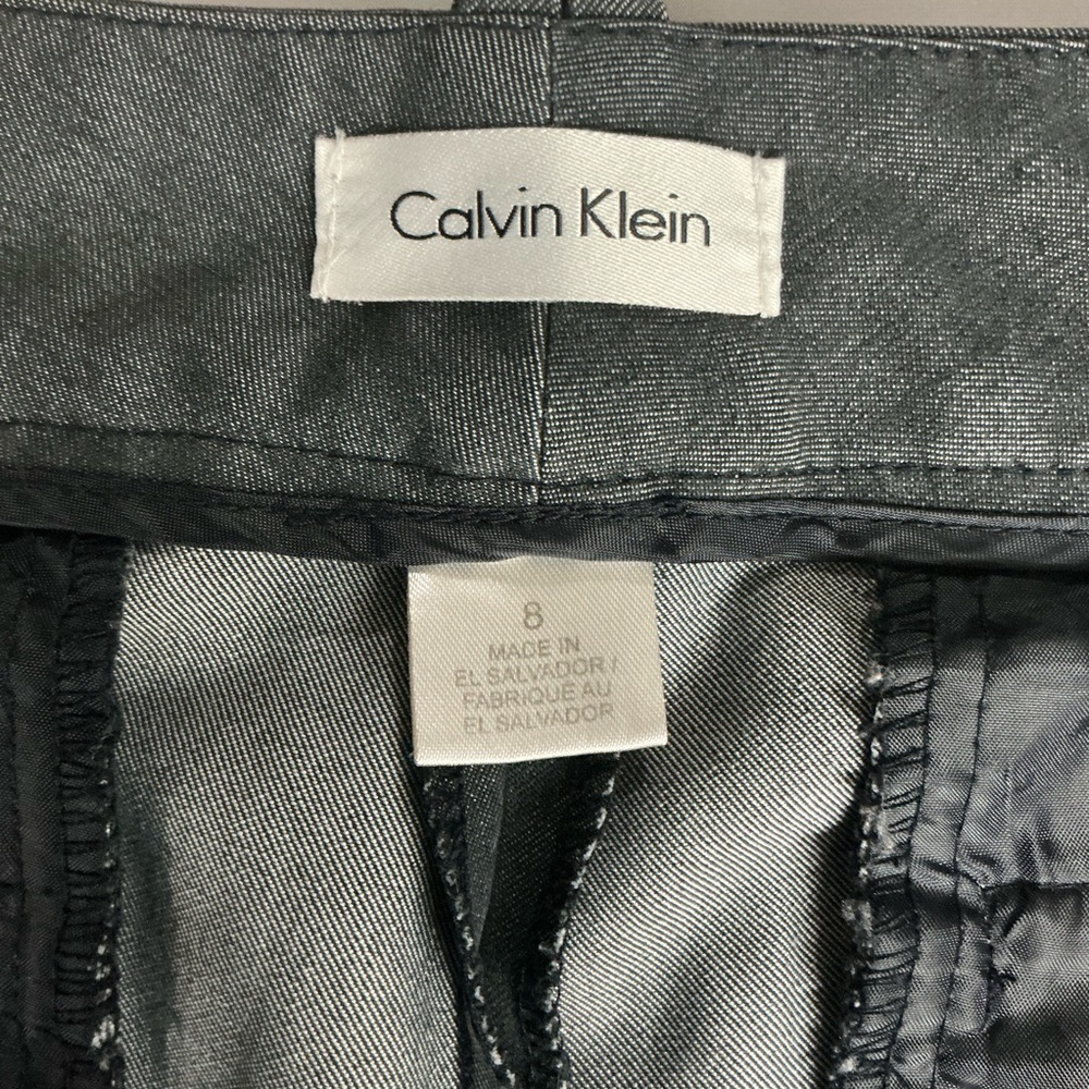 Calvin Klein Women's Gray Trousers - Picture 3 of 11